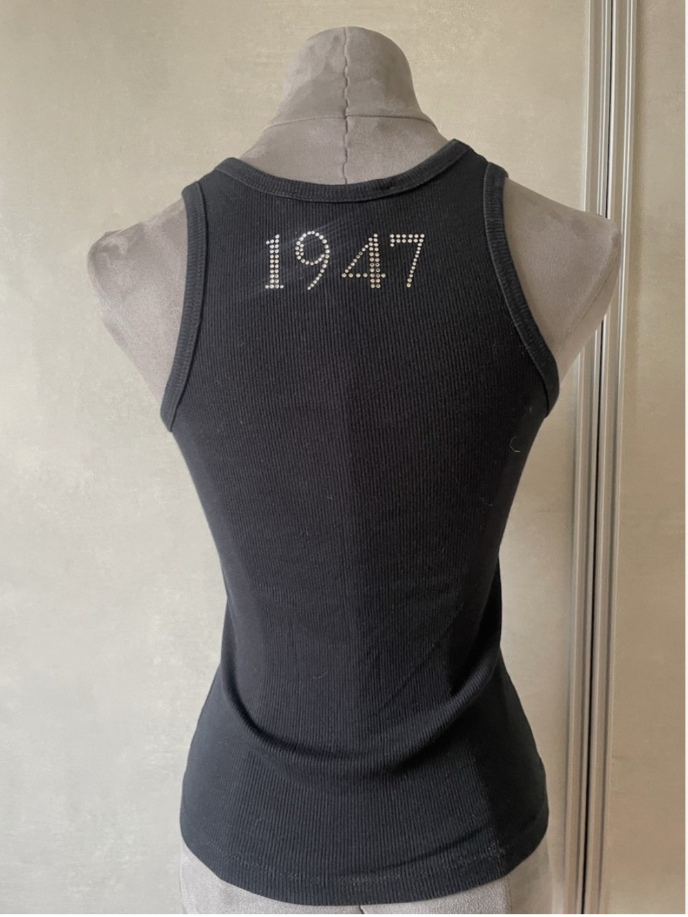 Christian Dior Black J'Adore Crystal Logo Tank - Picture 2 of 4